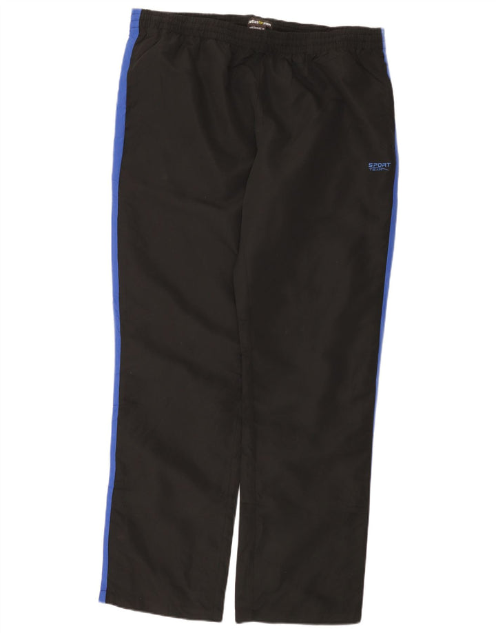 Calça de treino masculina ATLAS FOR MEN, grande, preta, colorida, poliéster