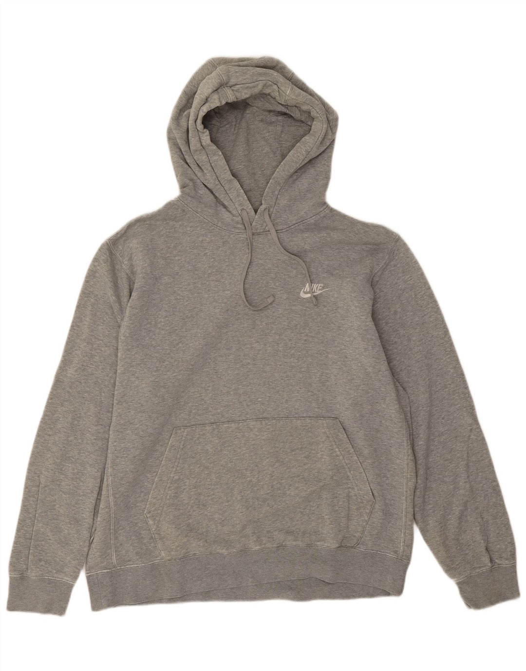 Jumper com capuz masculino Nike grande algodão cinza