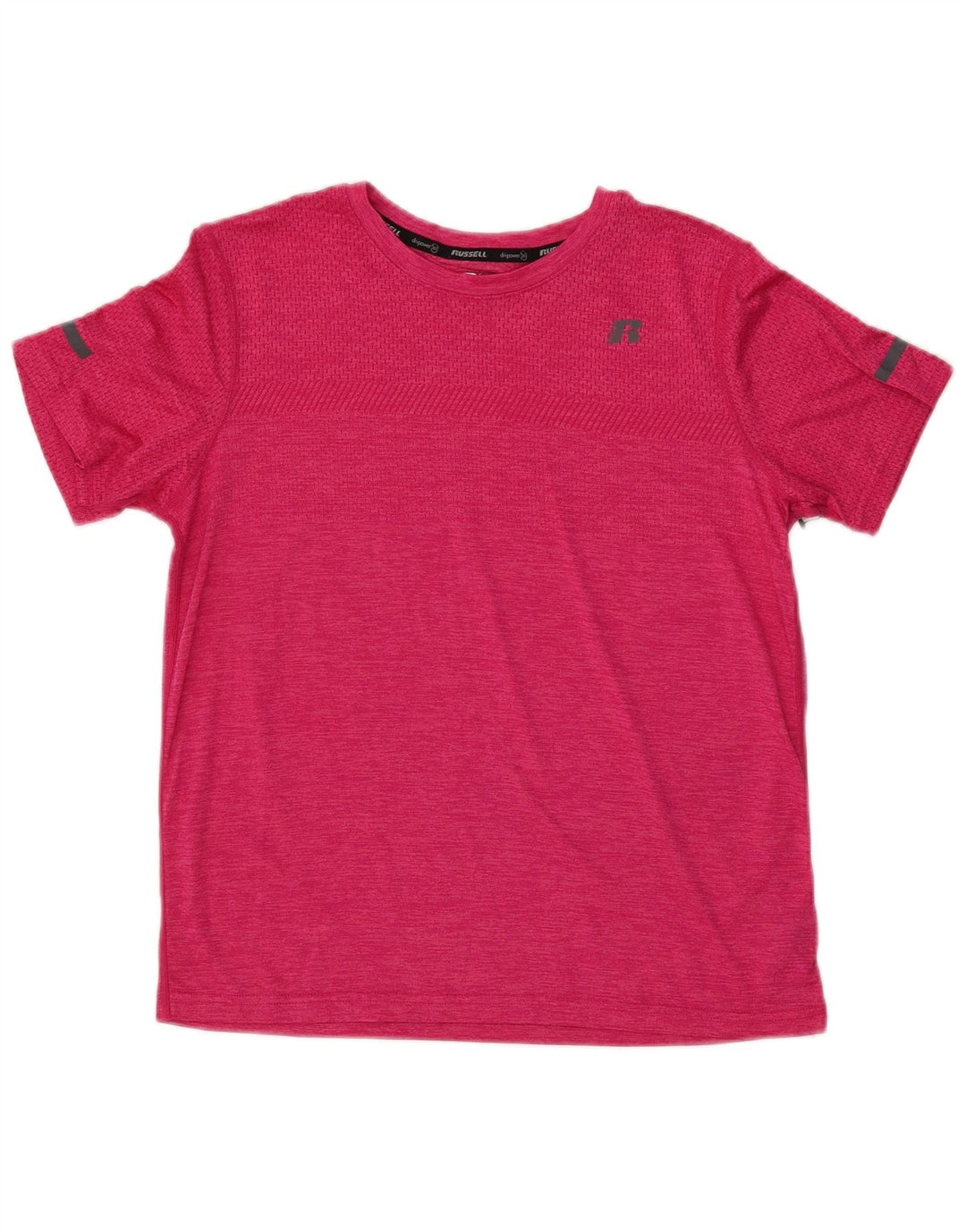 RUSSELL ATLÉTICO Meninas Dri Fit Camiseta Top 14-15 Anos XL Rosa