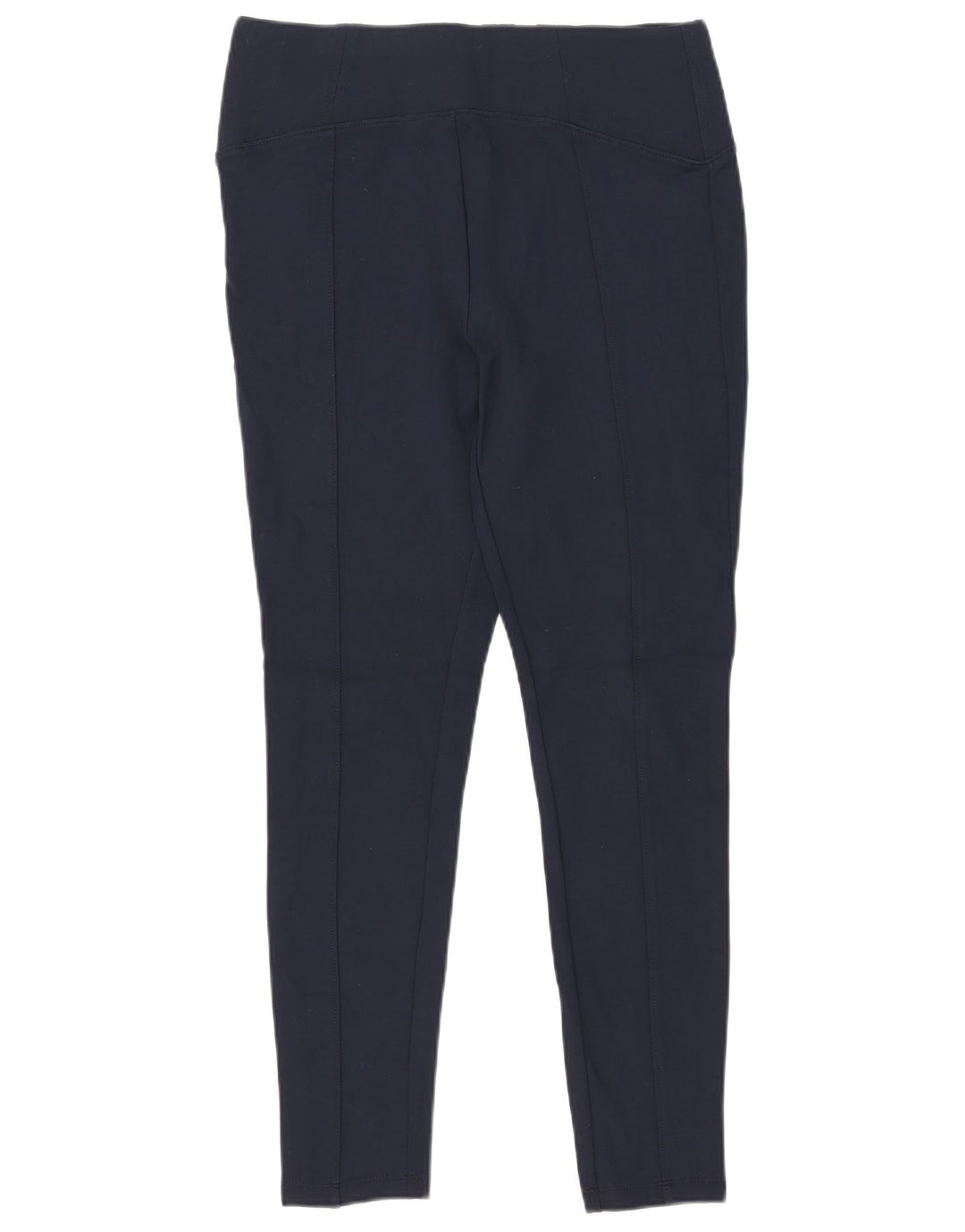 Leggings femininos Marks & Spencer UK 14 grandes viscose azul marinho