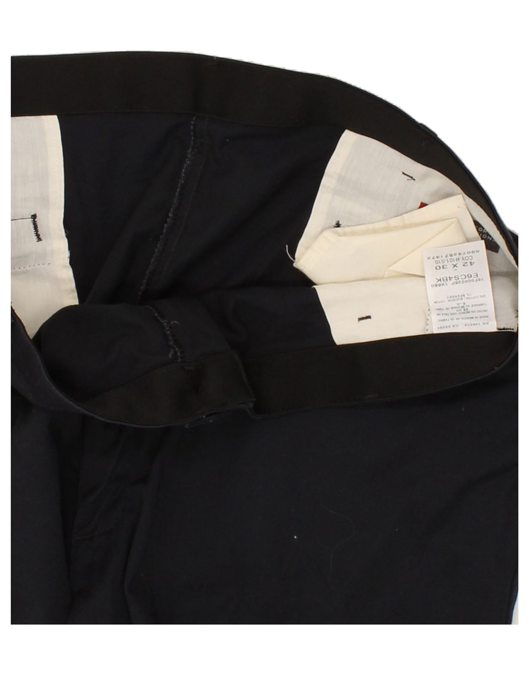 WRANGLER Mens Straight Chino Trousers W42 L30  Navy Blue Cotton Vintage Wrangler and Second-Hand Wrangler from Messina Hembry 