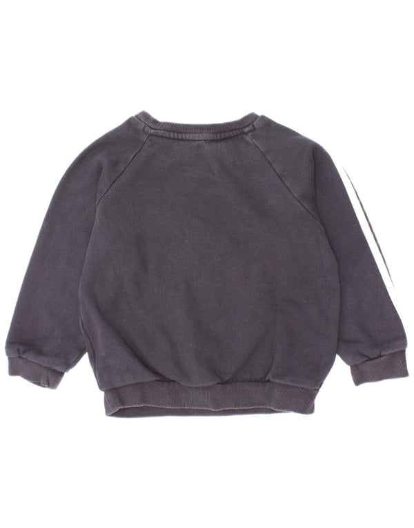 Suéter gráfico Adidas Baby Boys 18-24 meses algodão preto