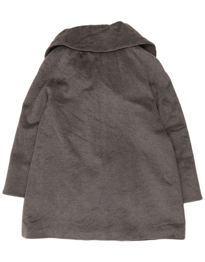 Sobretudo feminino Cinzia Rocca UK 16 grande lã cinza