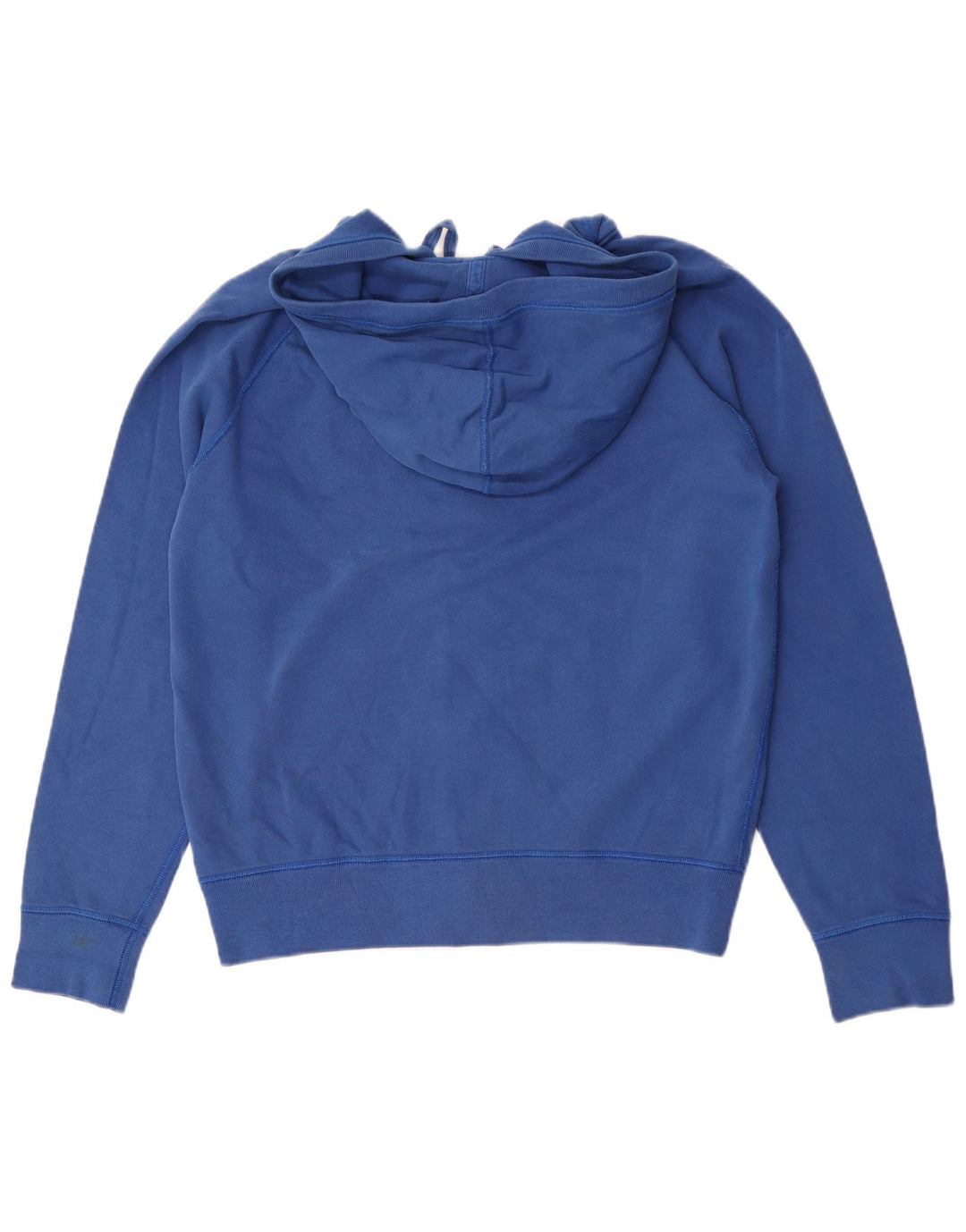 Suéter masculino com capuz e zíper Gap algodão azul médio