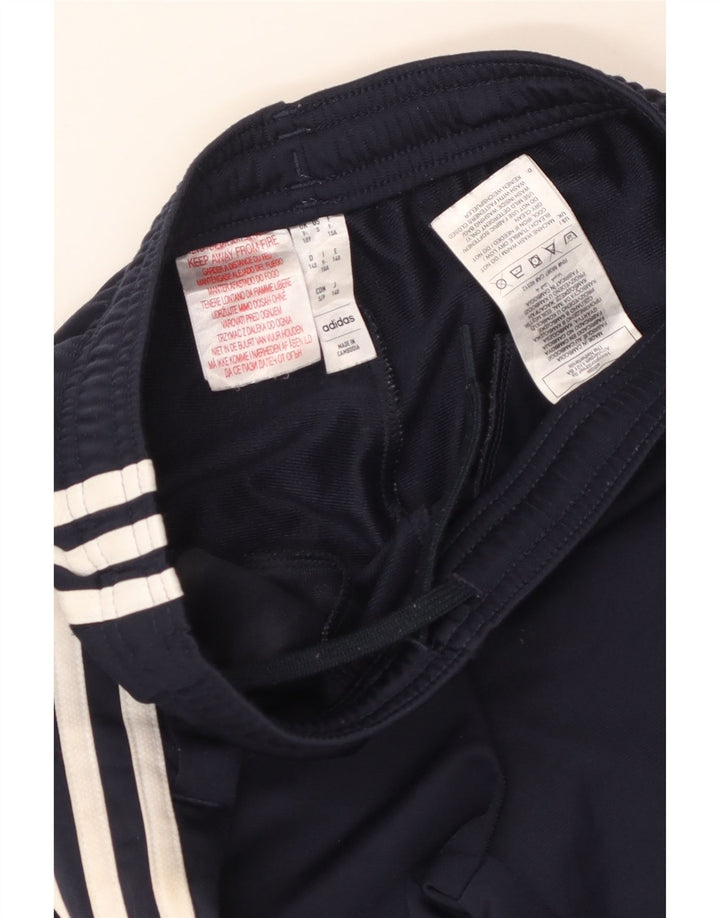 Calças de treino ADIDAS menino 9-10 anos azul marinho poliéster