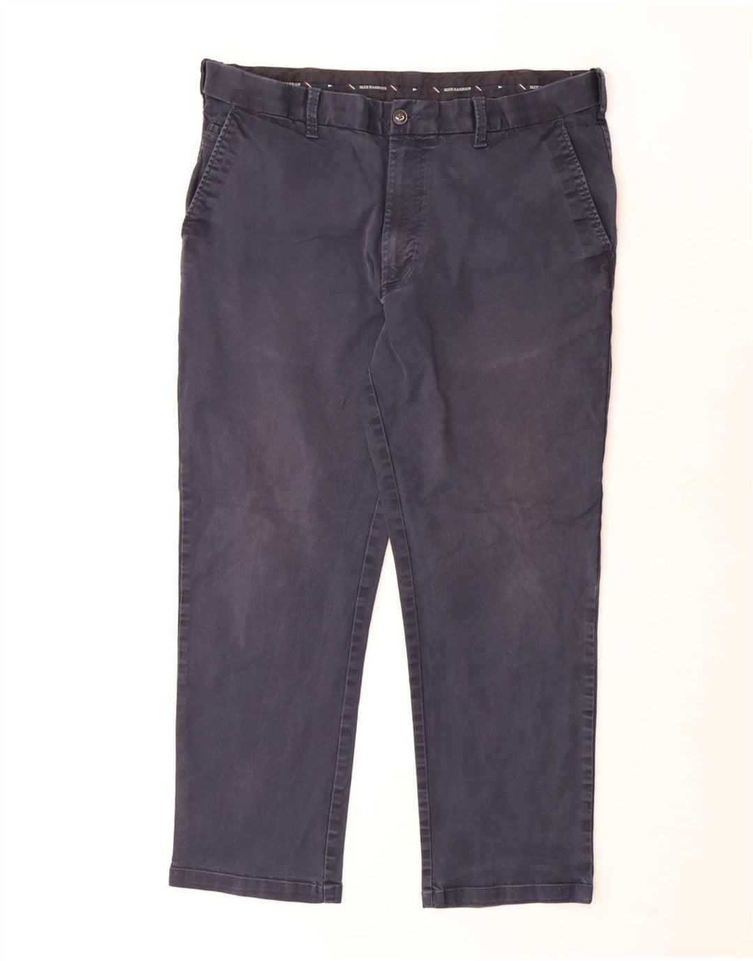 Calça chino masculina MARKS & SPENCER Blue Harbour W38 L27 azul marinho