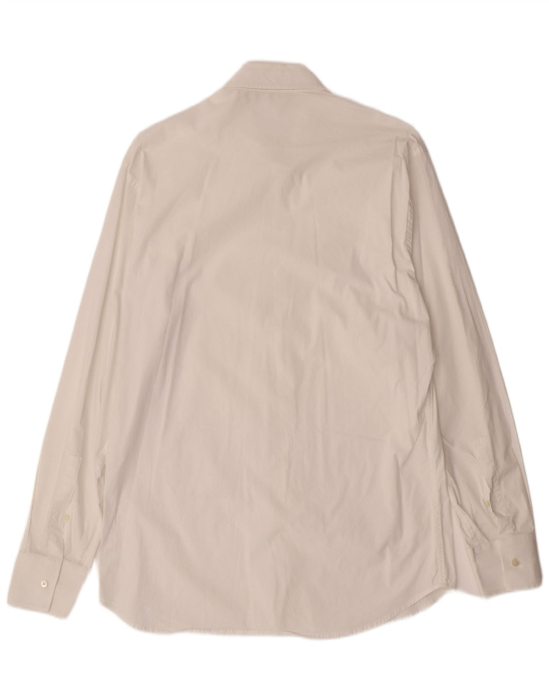 Camisa masculina TRUSSARDI de algodão branco médio