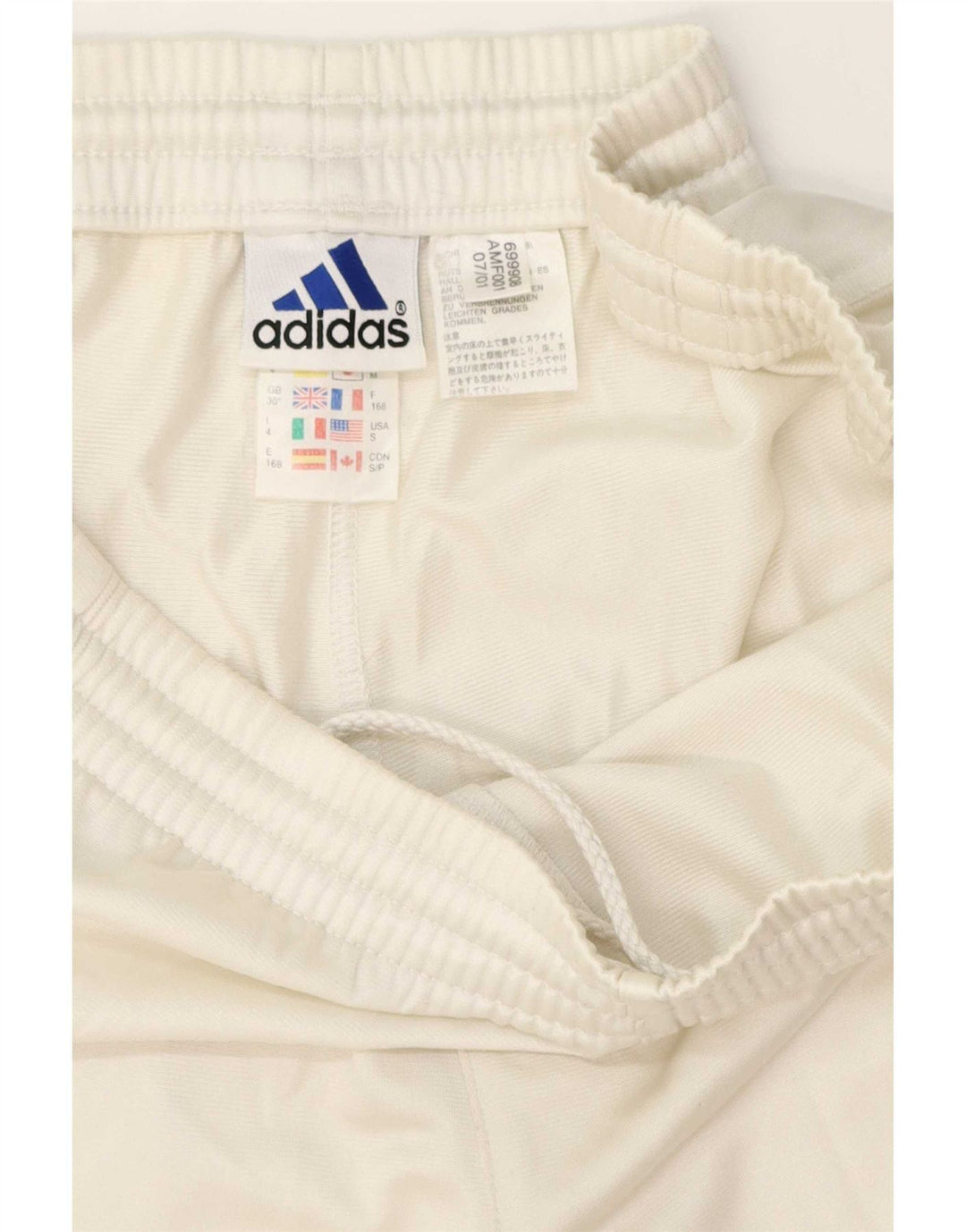 Calça Adidas Mens Treino Médio Poliéster Branco