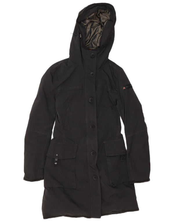 Casaco feminino acolchoado com capuz PEUTEREY IT 42 poliéster preto médio