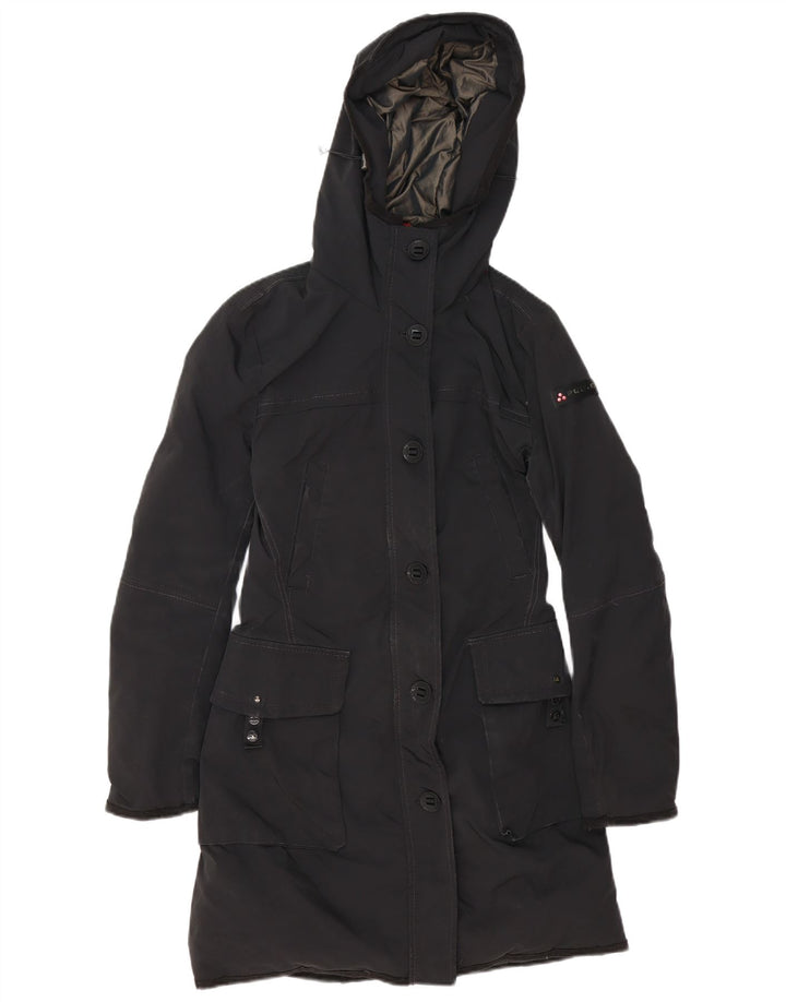 Casaco feminino acolchoado com capuz PEUTEREY IT 42 poliéster preto médio