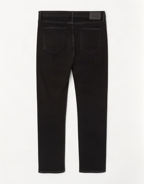 Jack & Jones Masculino GLENN Slim Jeans W33 L30 Algodão Preto