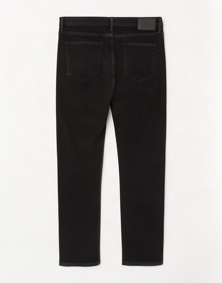 Jack & Jones Masculino GLENN Slim Jeans W33 L30 Algodão Preto