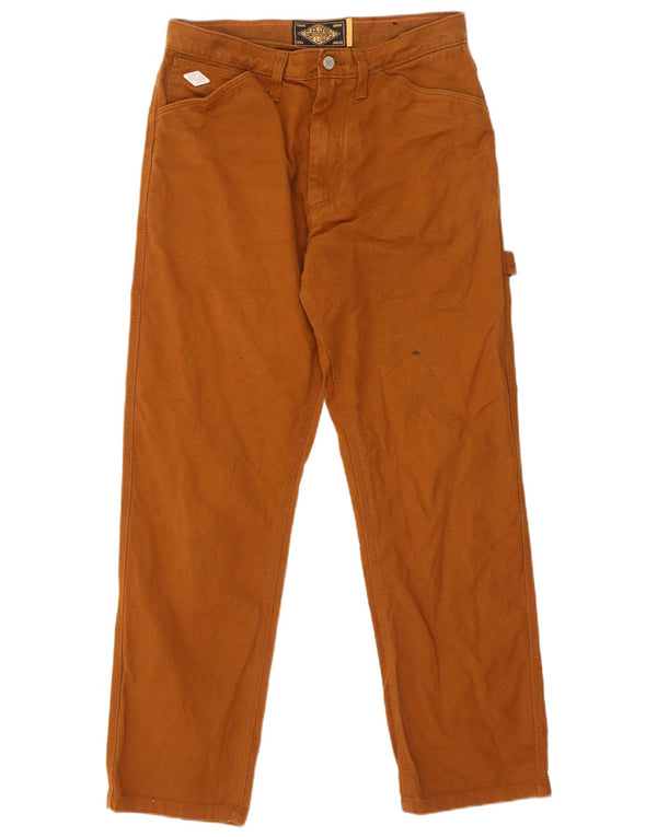 Calça cargo reta masculina Superdry W30 L32 algodão marrom