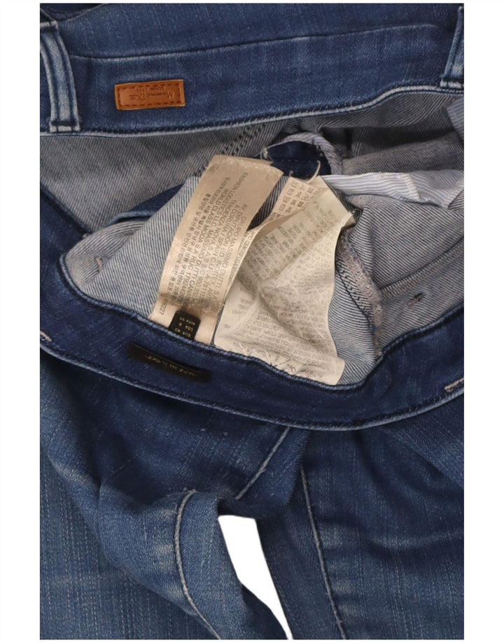 Jeans feminino Massimo Dutti Flared EU 40 Médio W30 L33 Azul Algodão