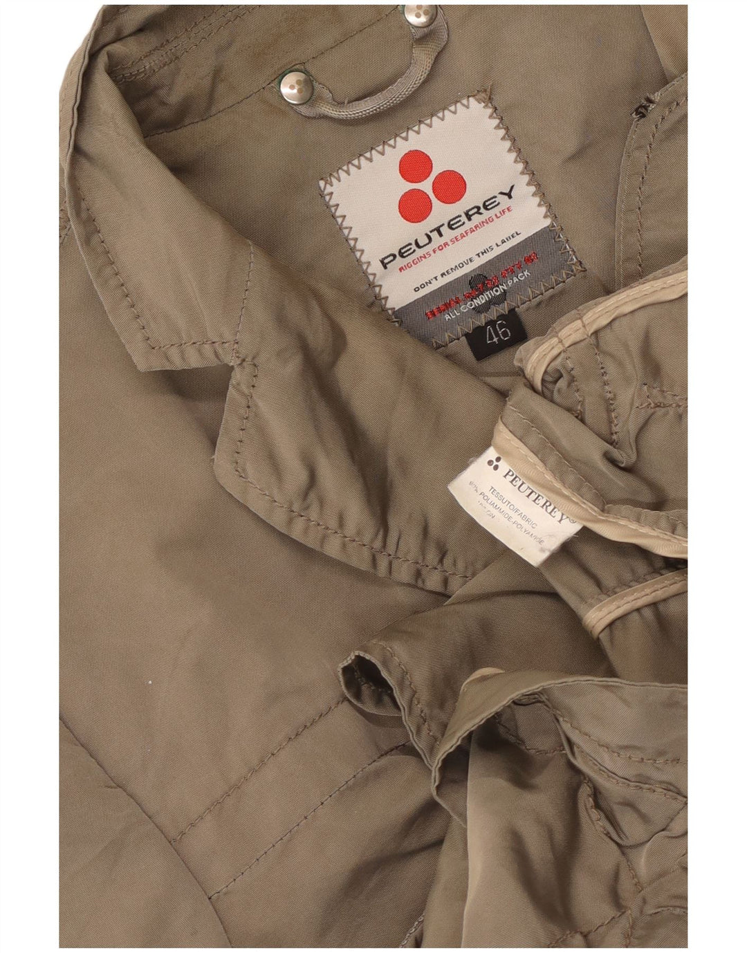 Jaqueta utilitária feminina PEUTEREY IT 46 grande poliamida cinza