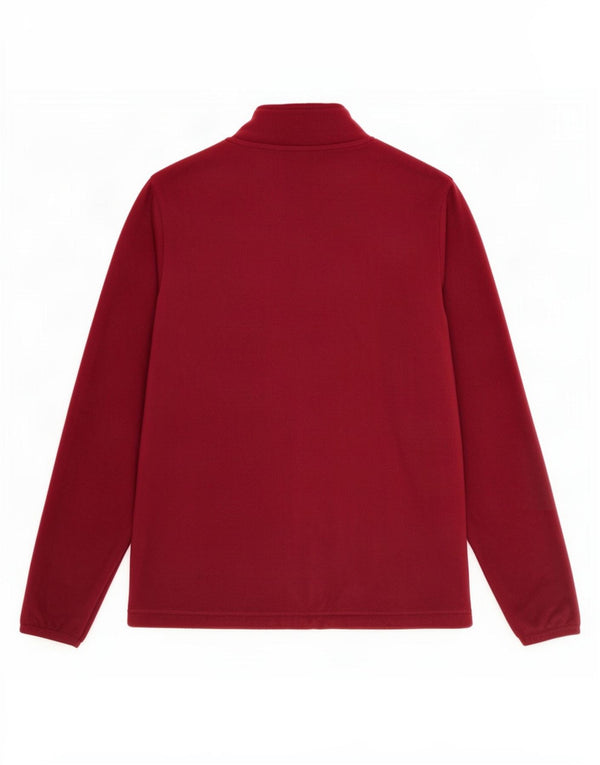 Jaqueta de lã feminina Marks & Spencer UK 12 poliéster médio Borgonha