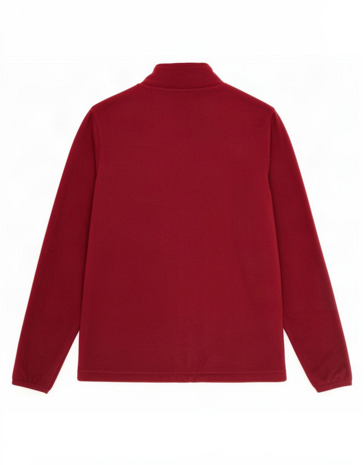 Jaqueta de lã feminina Marks & Spencer UK 12 poliéster médio Borgonha