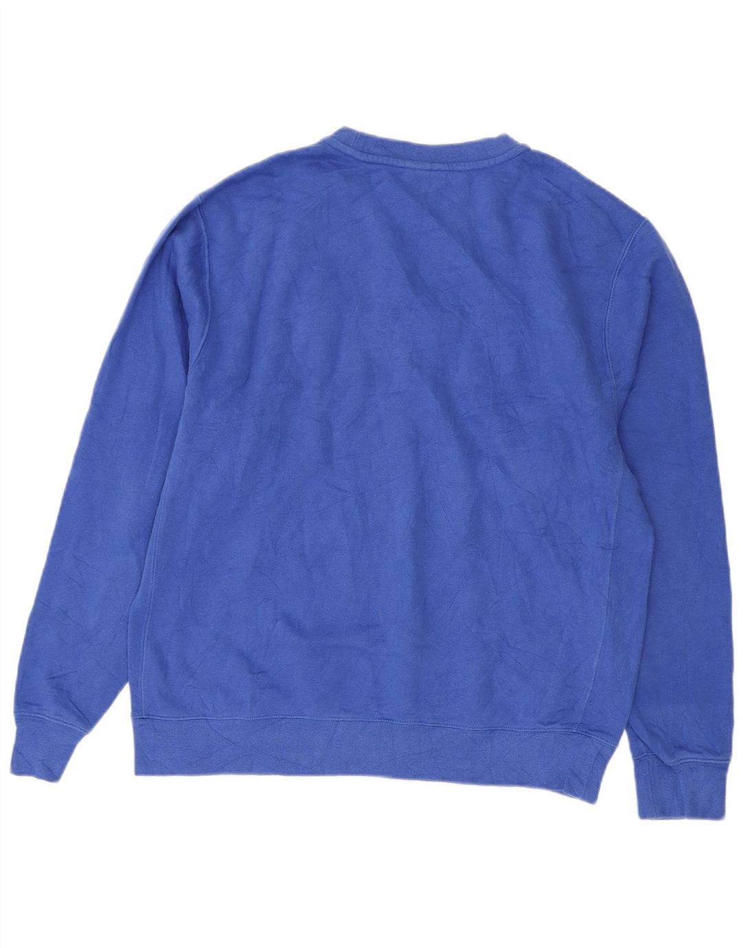 Nike masculino gráfico moletom jumper médio azul algodão