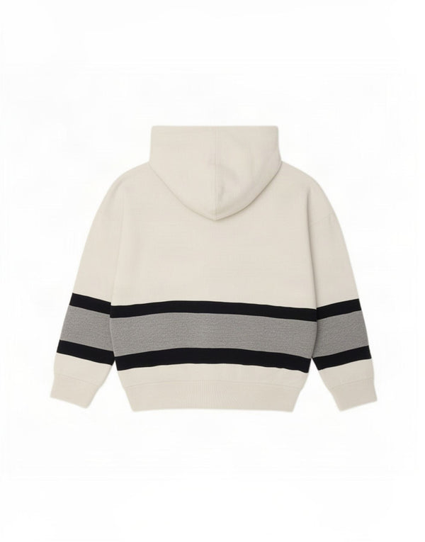 Adidas feminino gráfico moletom com capuz UK 12 médio branco colorblock algodão