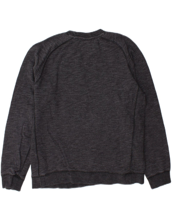 Nike masculino moletom jumper médio cinza manchado