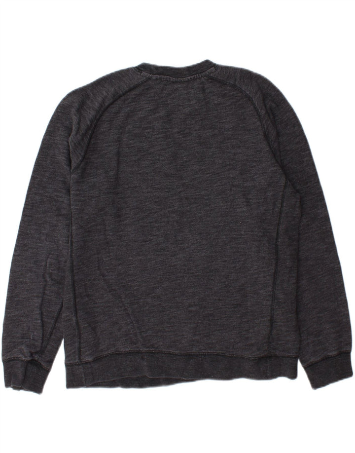 Nike masculino moletom jumper médio cinza manchado