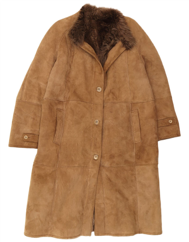 Casaco feminino Shearling IT 48 XL marrom shearling