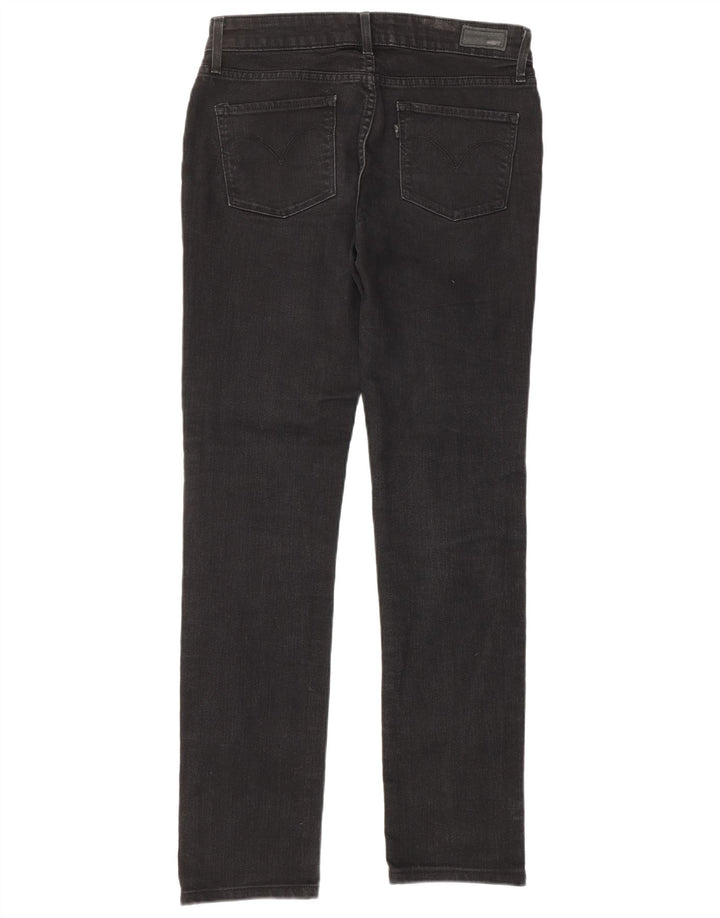 Calça jeans feminina LEVI'S Slight Curve Mid Rise Slim US 4 Small W27 L27 cinza