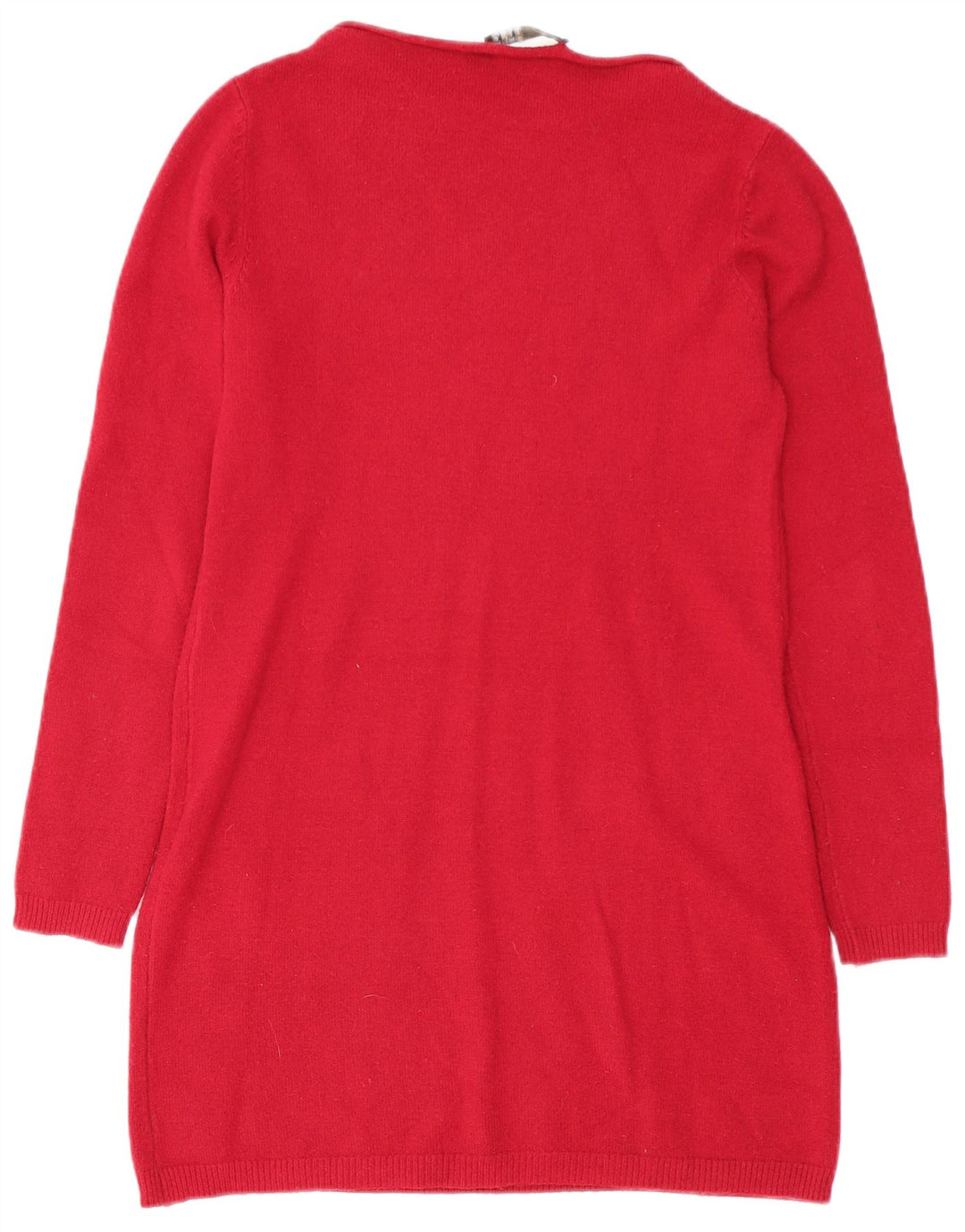 Liu Jo Vestido Jumper Feminino Reino Unido 12 Médio Vermelho Modal