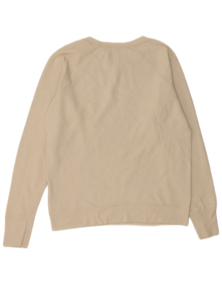 CAMPEÃO Moletom Masculino Jumper Grande Poliéster Branco