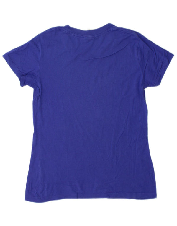Camiseta Nike Feminina Graphic Top UK 14/16 Grande Azul
