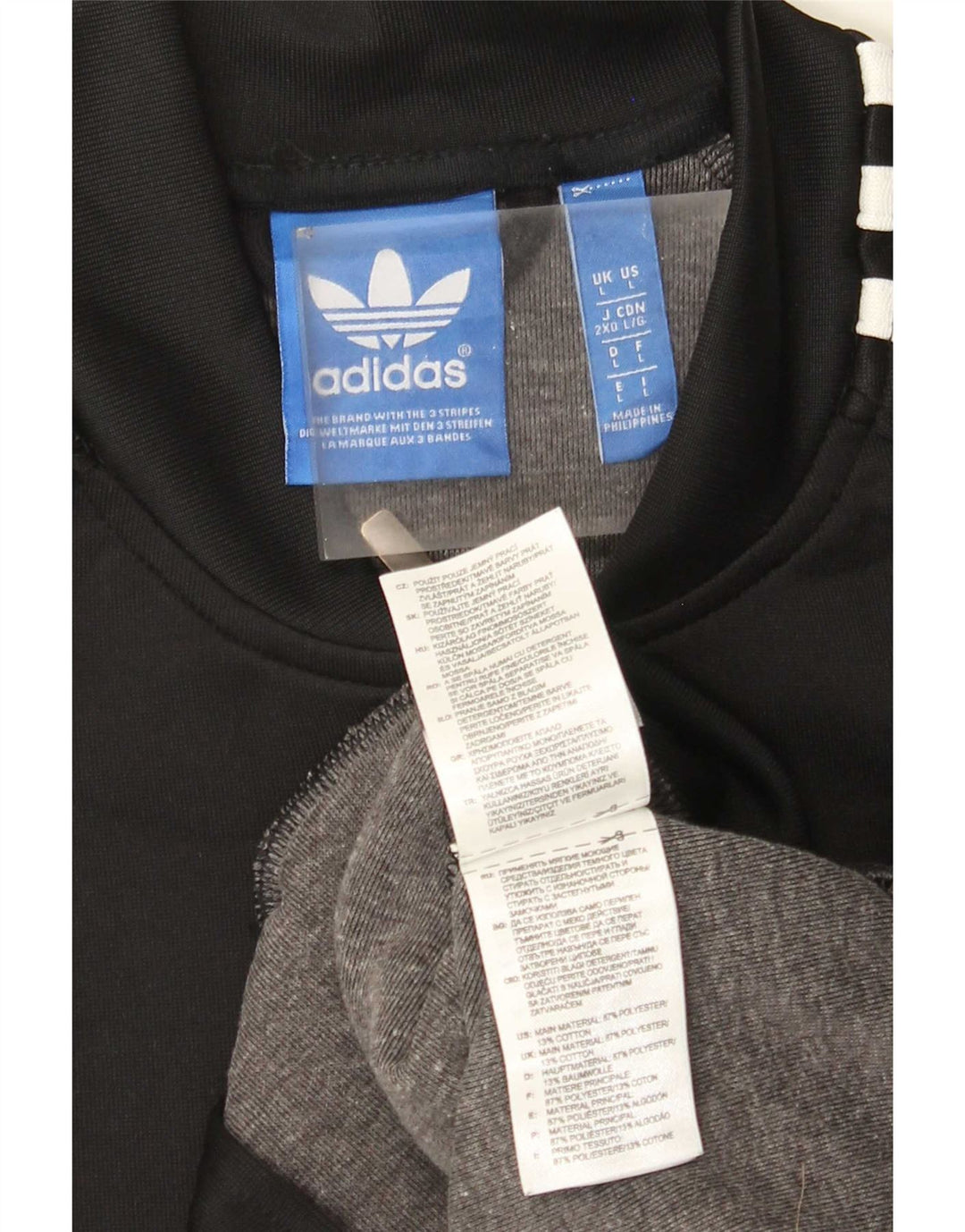 Adidas Mens Treino Top Jaqueta Grande Poliéster Preto