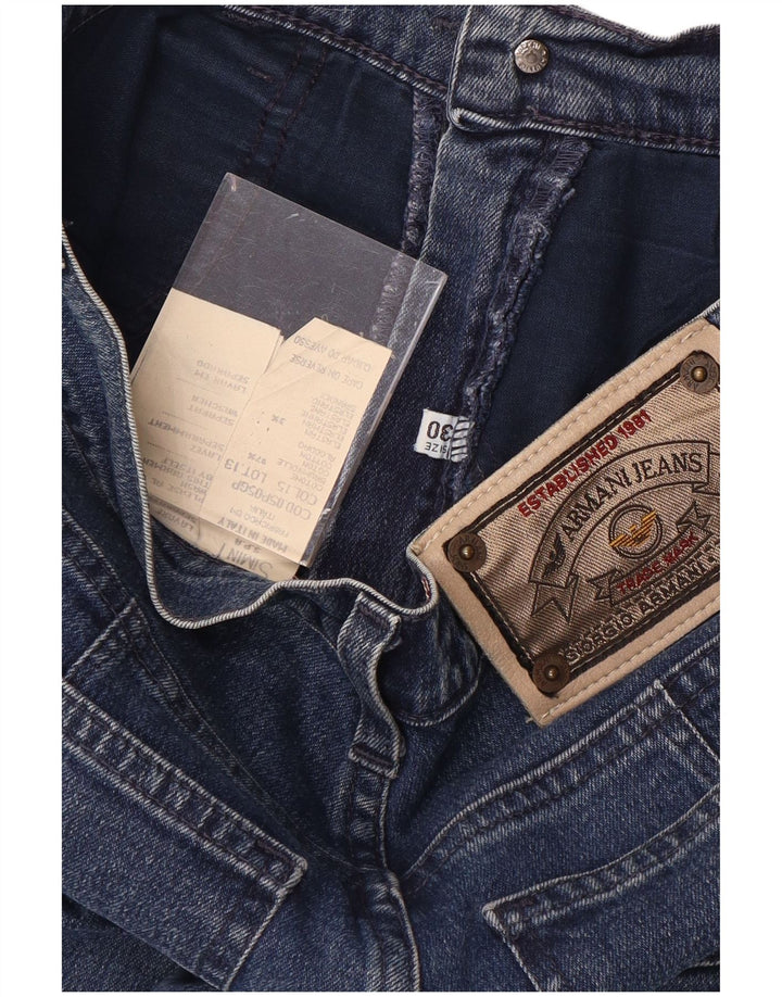 ARMANI Jeans Slim Feminino W30 L29 Algodão Azul