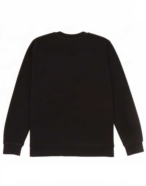 Suéter gráfico Adidas Boys 11-12 anos algodão preto
