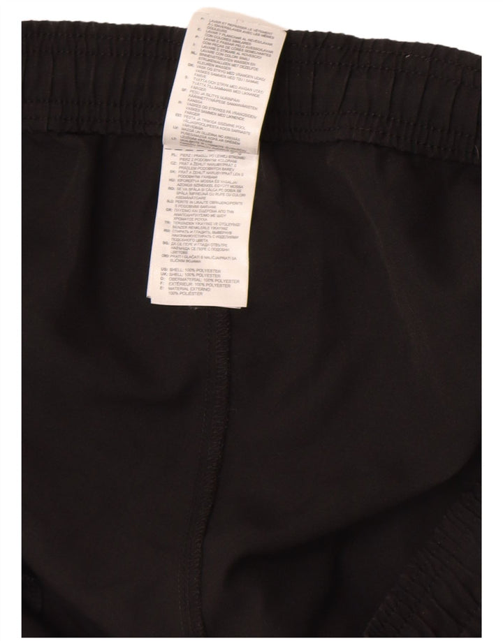 Shorts esportivos masculinos Adidas grande poliéster preto