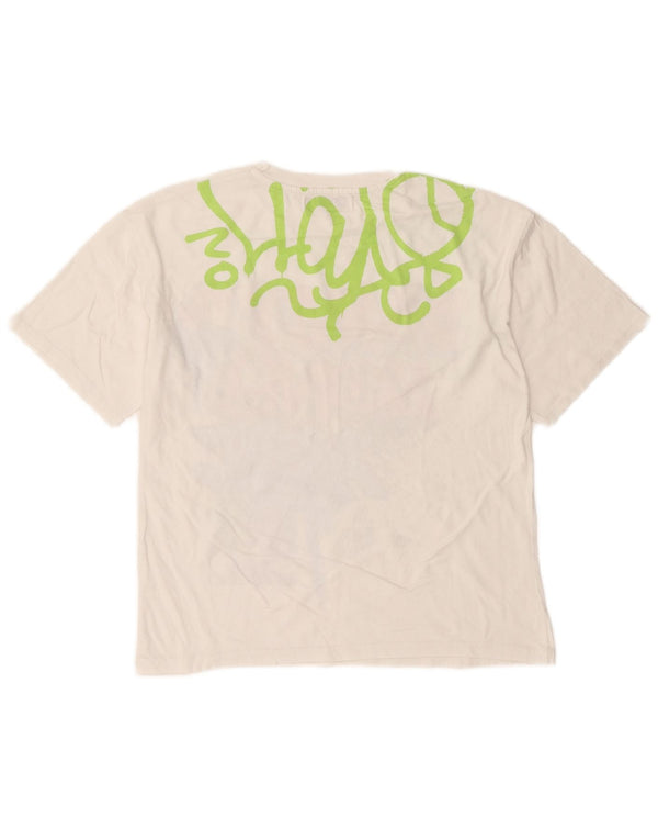 Zara Girls Graphic T-Shirt Top 11-12 Anos Branco