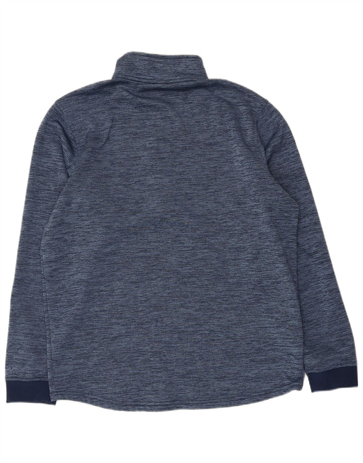 Under Armour masculino Cold Gear moletom jumper médio azul marinho salpicado