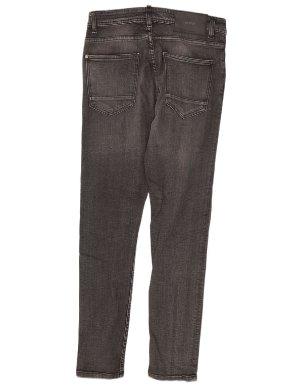 Zara Mens Skinny Jeans EU 40 Medium W31 L30 Grey Cotton