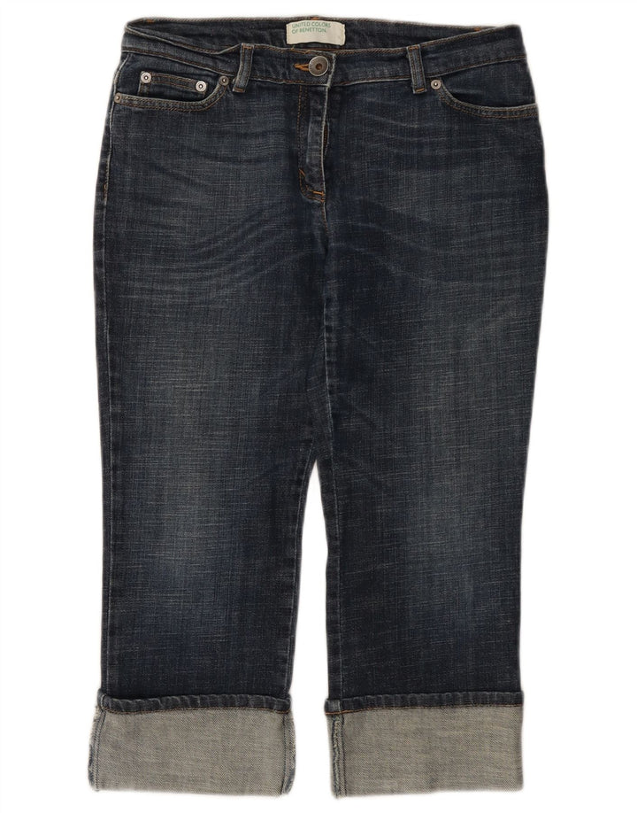 Calça Jeans Capri Feminina BENETTON W28 L21 Azul
