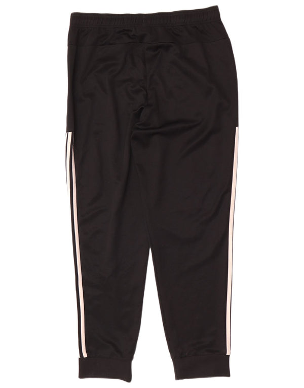 Adidas Mens Treino Calças Joggers Grande Poliéster Preto