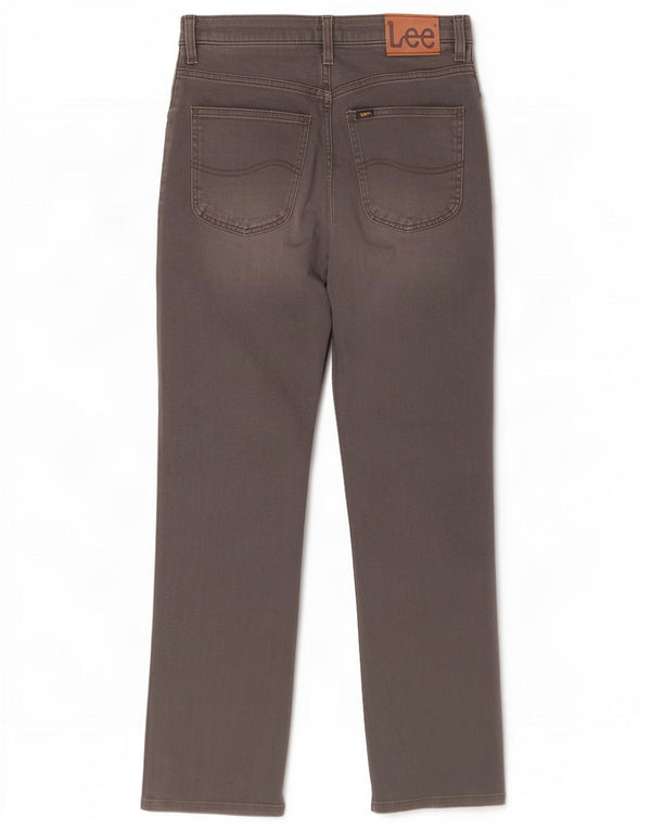 Calça casual reta masculina Lee Brooklyn W32 L32 algodão cinza