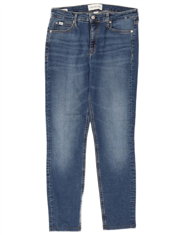 Calça Jeans Skinny Calvin Klein Feminina Cintura Média W31 L26 Azul