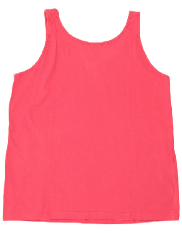 Adidas Mulher Graphic Vest Top UK 20/22 XL Rosa
