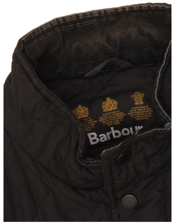Jaqueta acolchoada masculina Barbour UK 42 XL preta