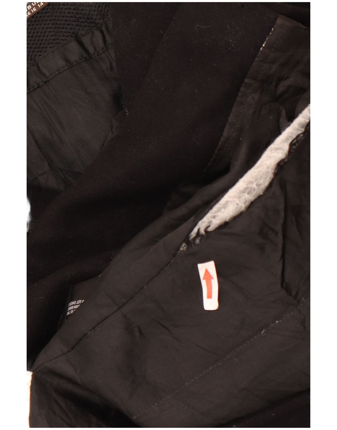 Sobretudo feminino GEOX Respira UK 16 grande lã preta