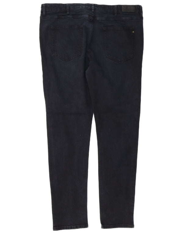 Farah Mens Skinny Jeans W40 L32 Azul Marinho Algodão