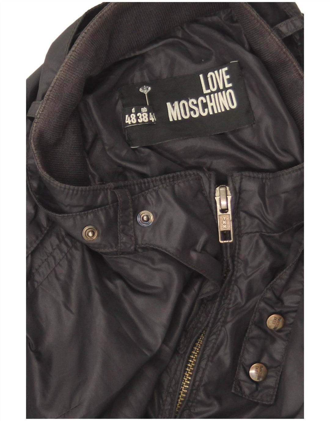 Jaqueta bomber masculina Moschino UK 38 poliamida preta média