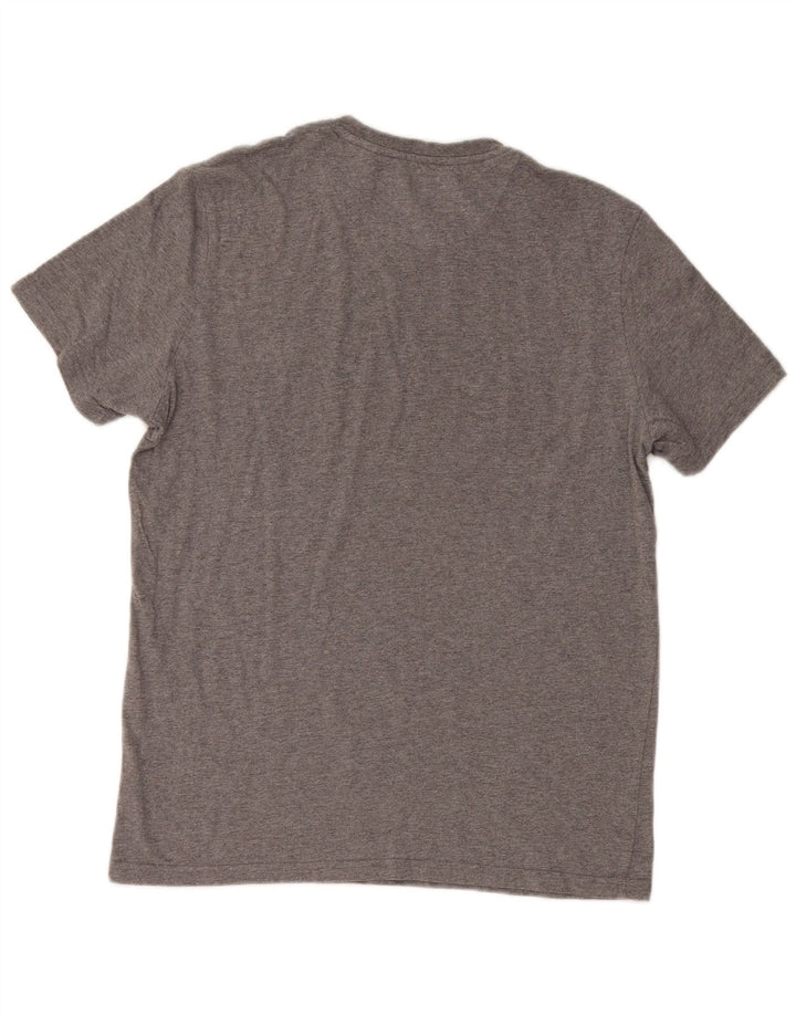 Camiseta masculina LYLE & SCOTT Top cinza médio algodão