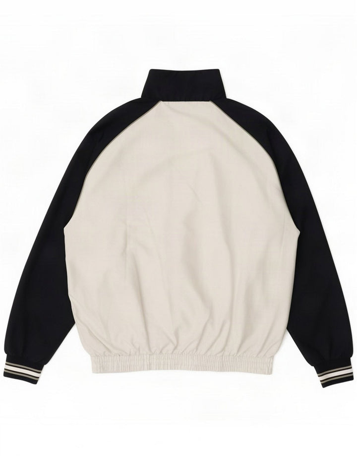 Champion Mens Tracksuit Top Jacket 2XL Branco Colourblock Poliéster
