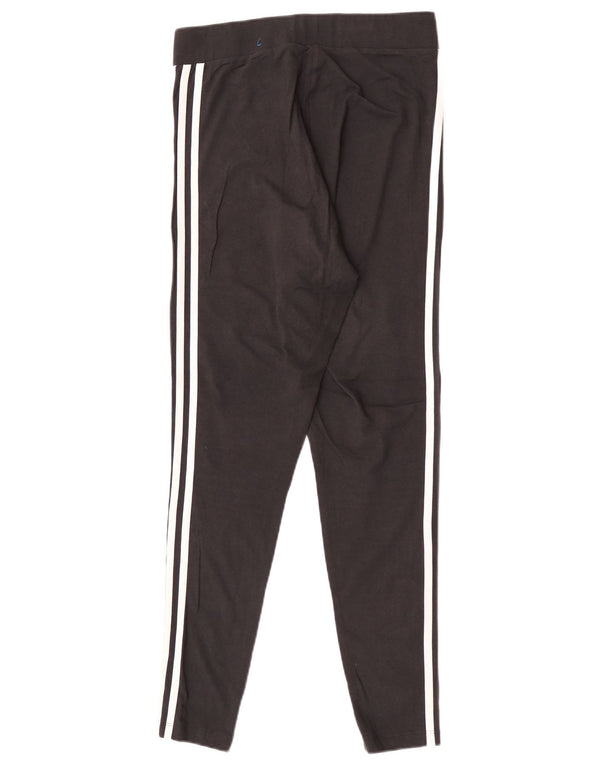 Leggings Adidas Femininas UK 14 Grande Algodão Preto