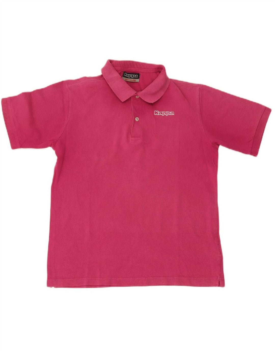 Camisa polo masculina KAPPA médio algodão rosa